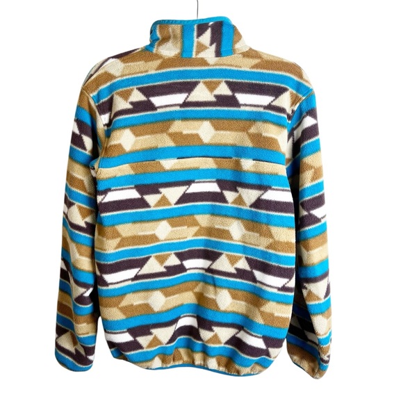 Patagonia Women’s Synchllla Snap-T Fleece Geometric Print Pullover Size M - Picture 3 of 12